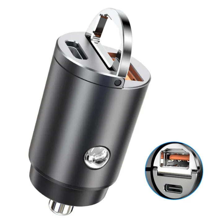 USB C Adapter Mini Car Charger (1 Year Warranty) - Buy 1 Get 1 Free (Auto Applied)