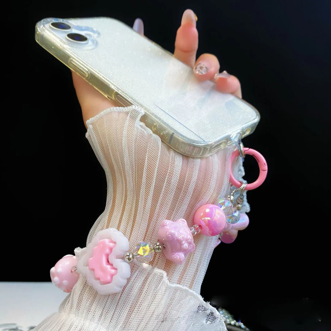 Cute Pink Phone Charm