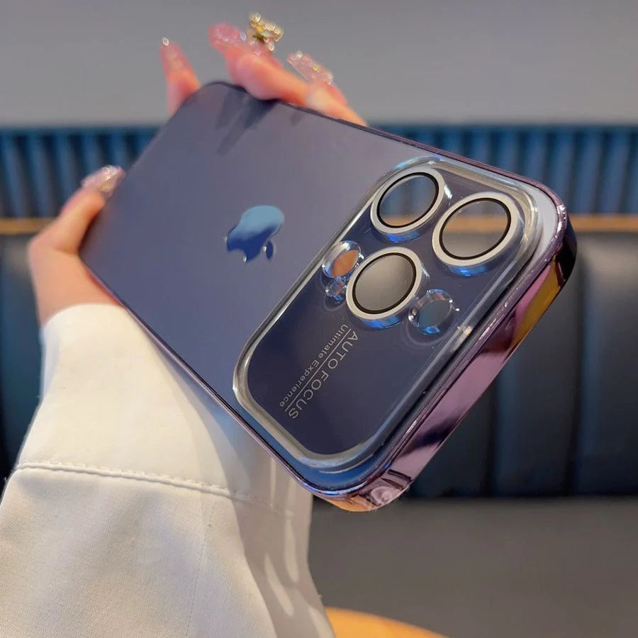 Chromatic Lens Shield Camera Protection Case For iPhone Series