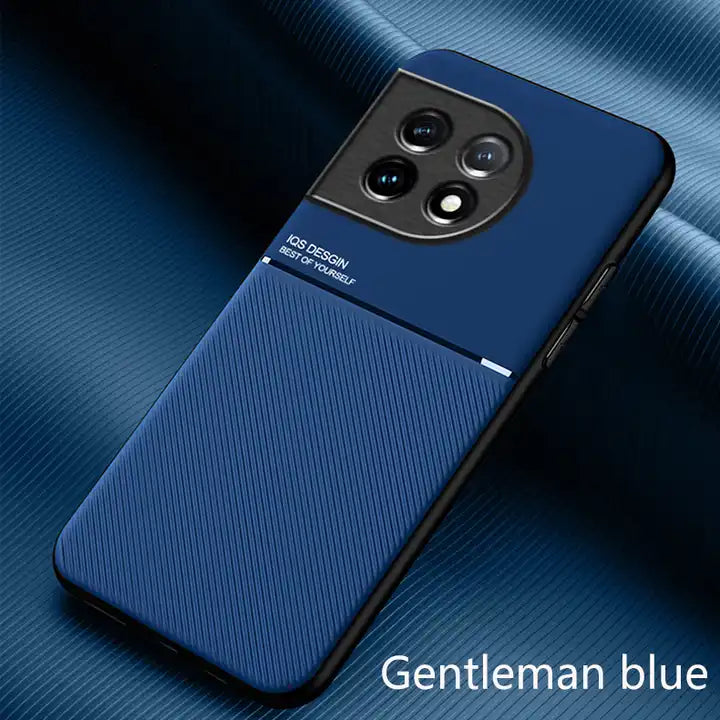 New Fashion Lens Protective Luxury Silicone Magnetic Holder Case - OnePlus 11R