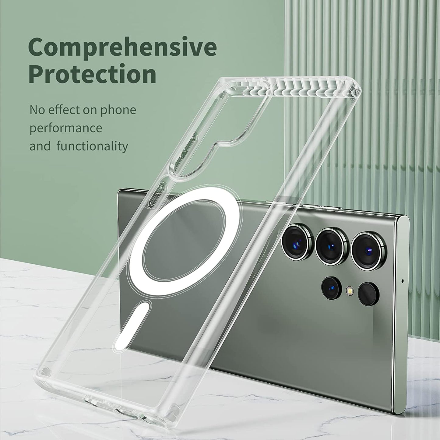 Magsafe Transparent Hard PC Back Case For Galaxy S Series
