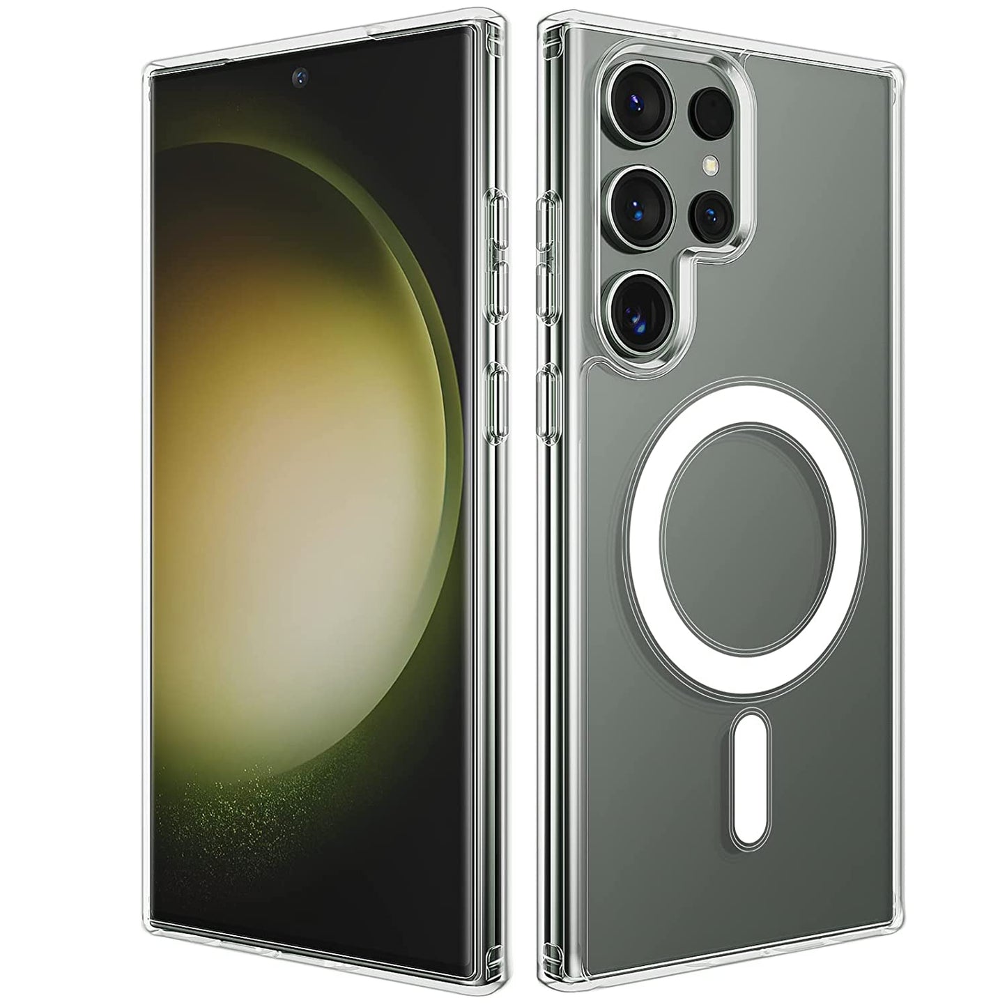 Magsafe Transparent Hard PC Back Case For Galaxy S Series