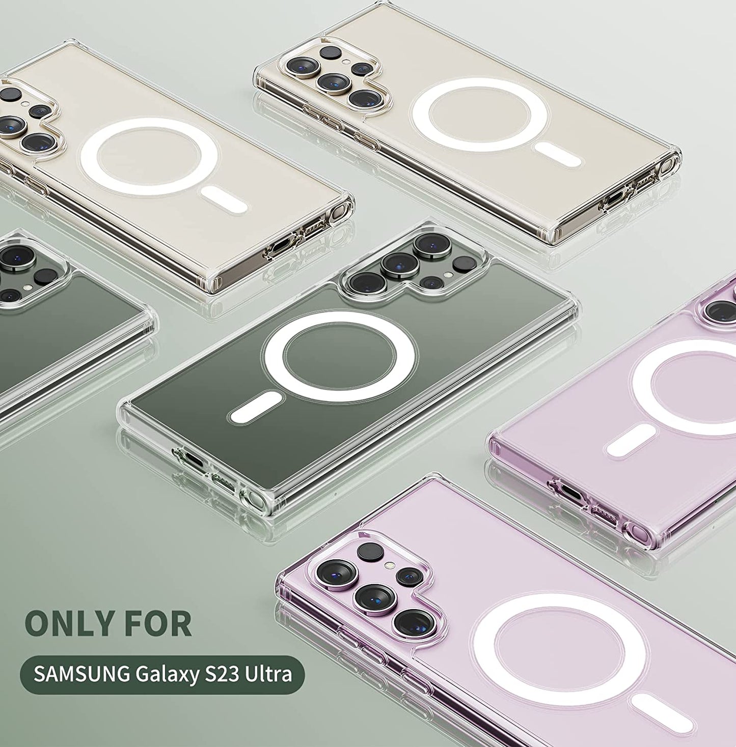 Magsafe Transparent Hard PC Back Case For Galaxy S Series