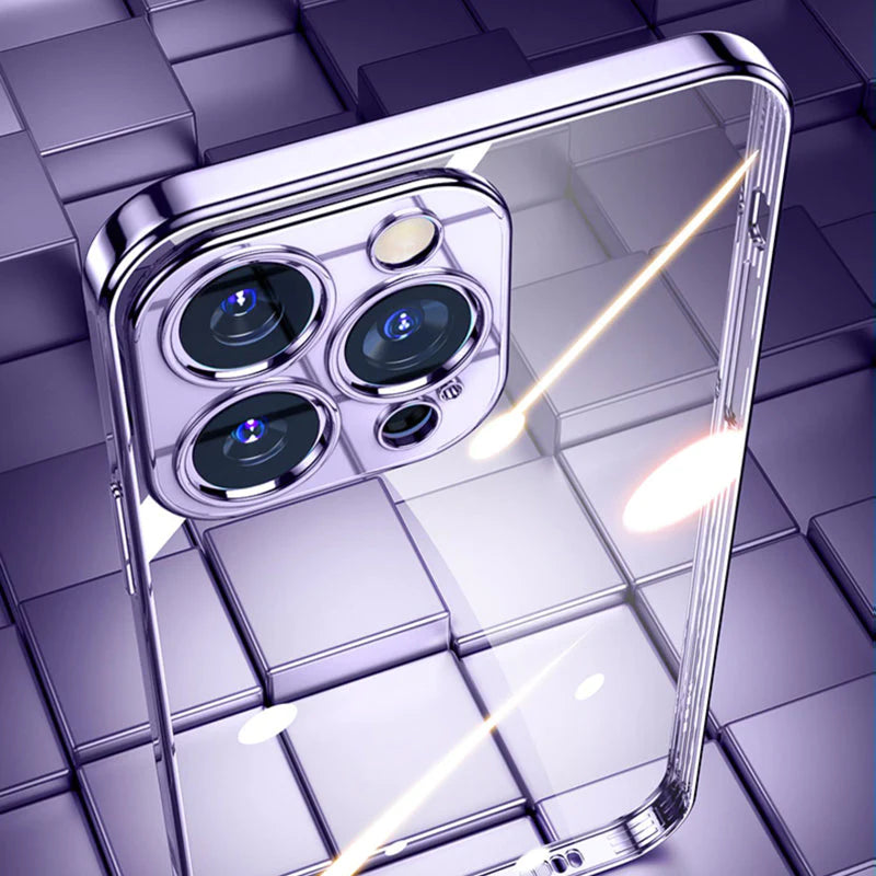 IPHONE 14 SERIES ELECTROPLATING CASE WITH LENS PROTECTION