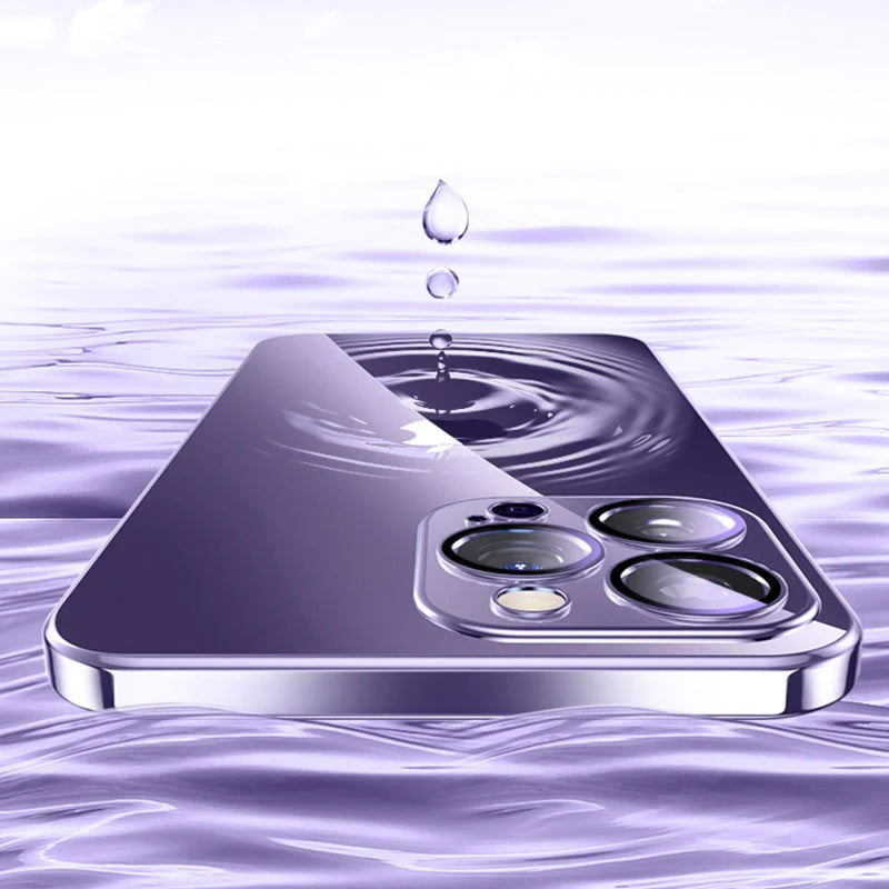 IPHONE 14 SERIES ELECTROPLATING CASE WITH LENS PROTECTION