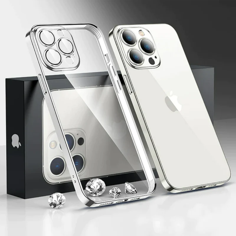 IPHONE 14 SERIES ELECTROPLATING CASE WITH LENS PROTECTION