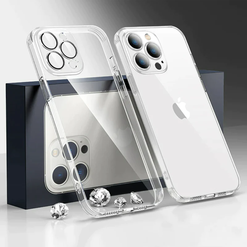 IPHONE 14 SERIES ELECTROPLATING CASE WITH LENS PROTECTION