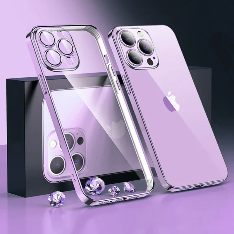 IPHONE 14 SERIES ELECTROPLATING CASE WITH LENS PROTECTION