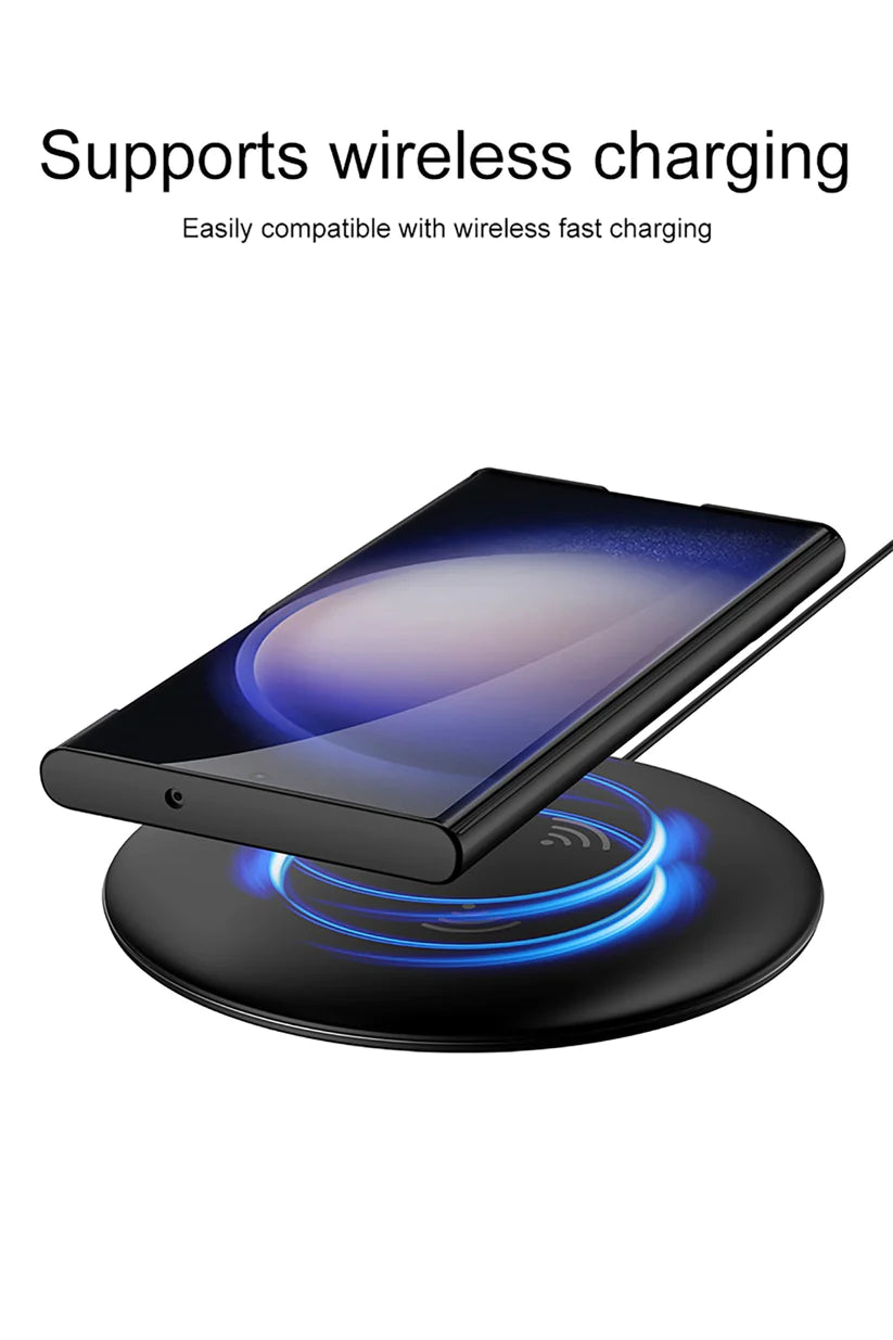 Luxury Leather Side Stand Case For Galaxy S23 Ultra
