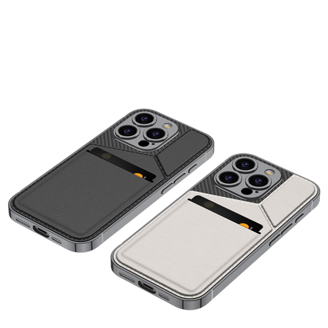 Ultra Thin Leather Card Holder and Magnetic Bracket With Kickstand Case- iPhone