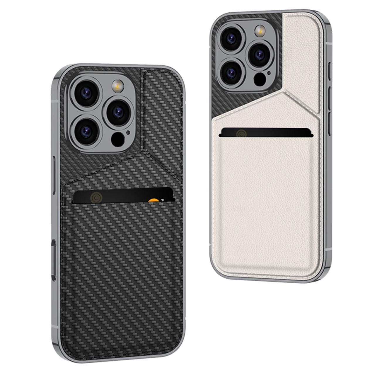 Ultra Thin Leather Card Holder and Magnetic Bracket With Kickstand Case- iPhone