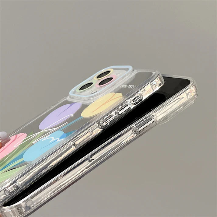 Elegant Tulip Floral Case - iPhone
