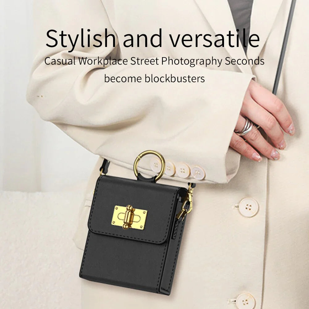 Leather Cross Bag Case For Galaxy Z FLIP 5