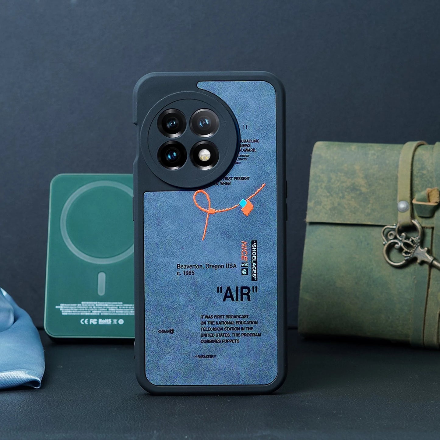 Cleat Label Leather Case - OnePlus 11R
