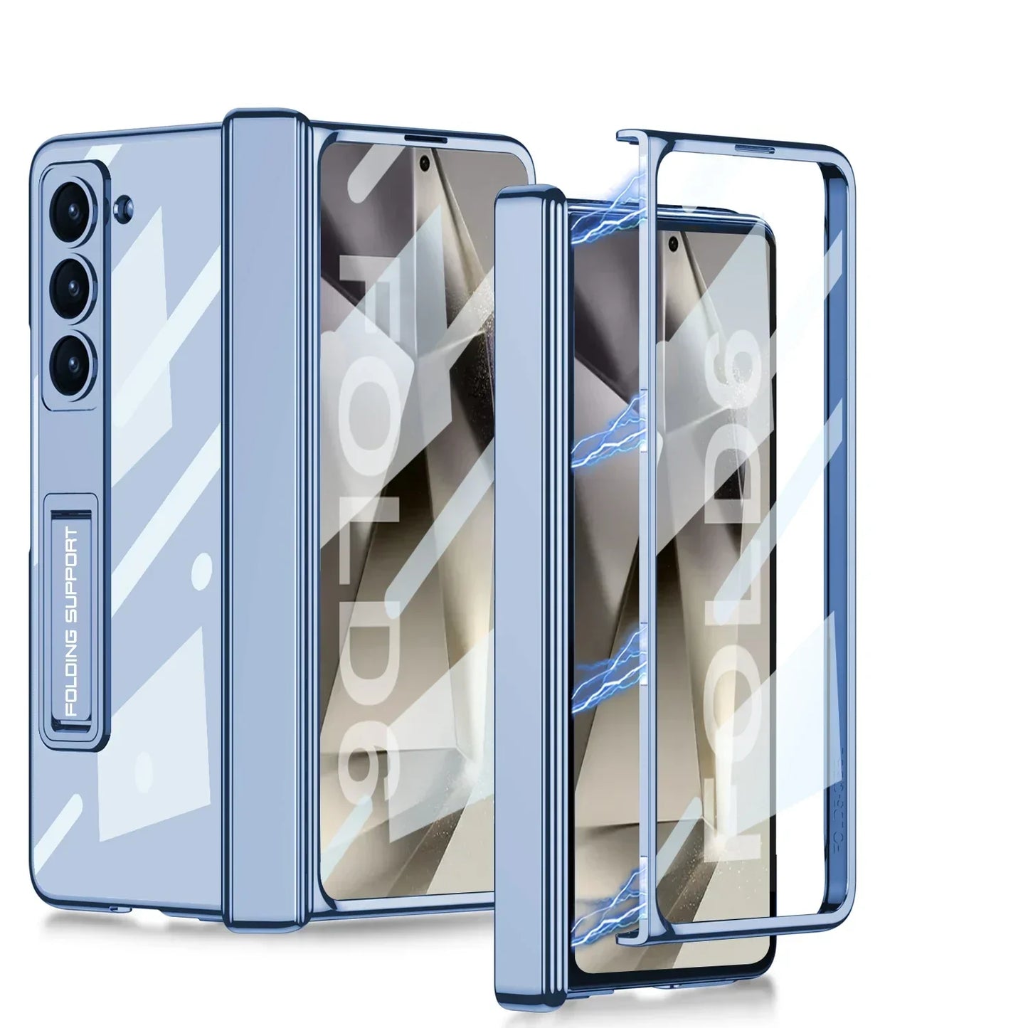 Transparent Case With Hinge Protection For Galaxy Z Fold Series