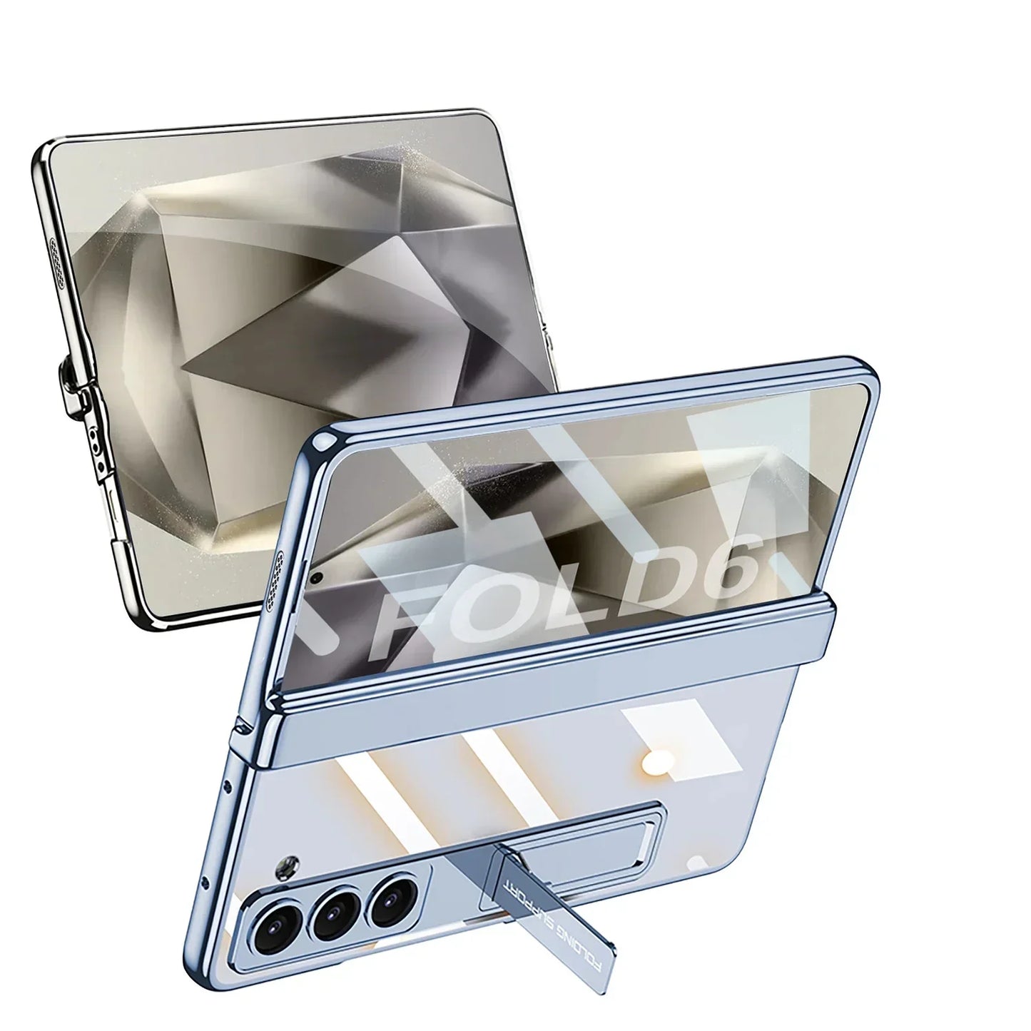 Transparent Case With Hinge Protection For Galaxy Z Fold Series