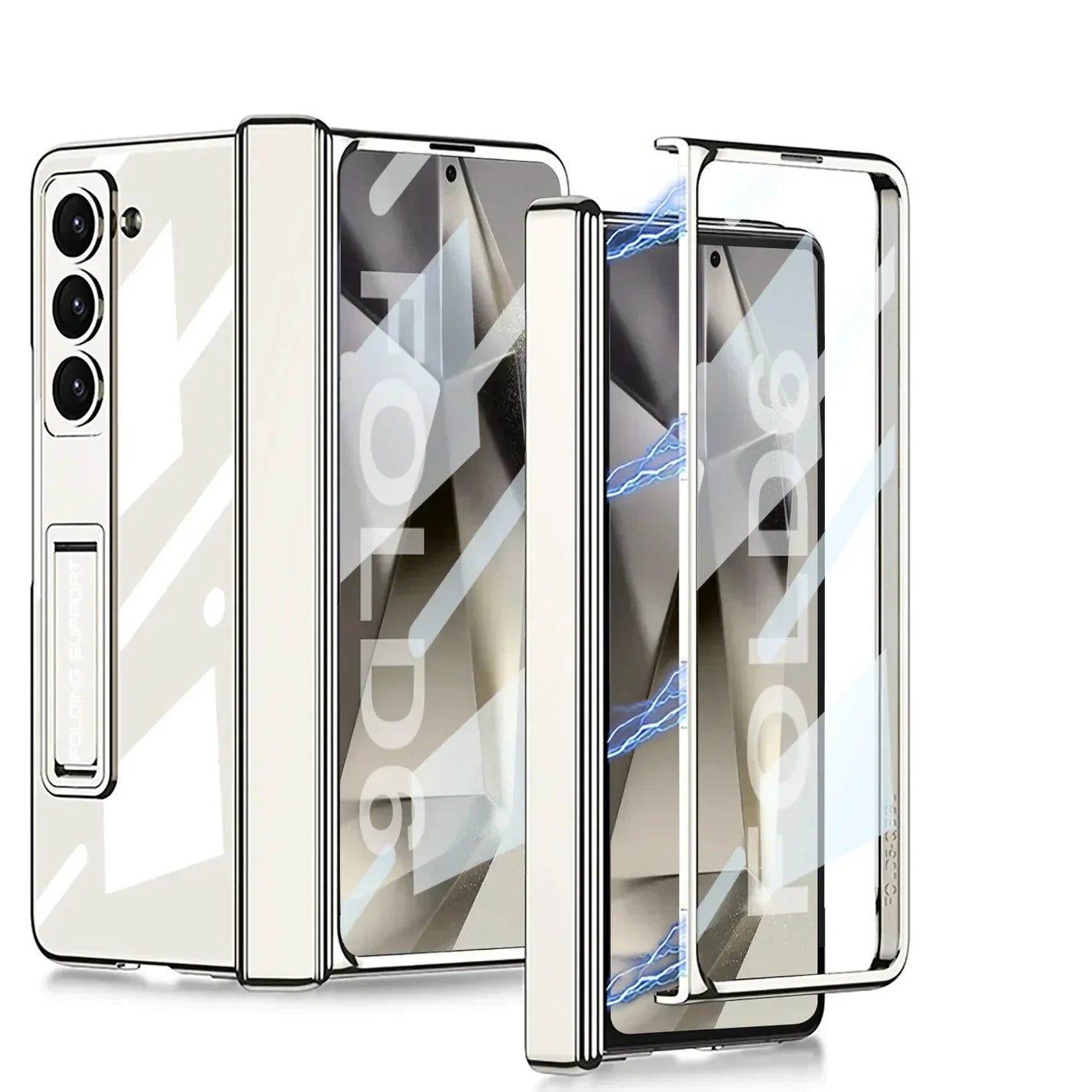 Transparent Case With Hinge Protection For Galaxy Z Fold Series