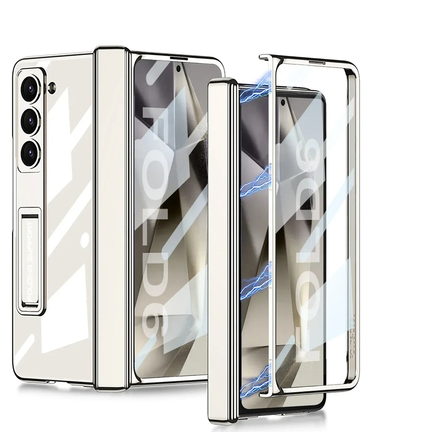 Transparent Case With Hinge Protection For Galaxy Z Fold Series
