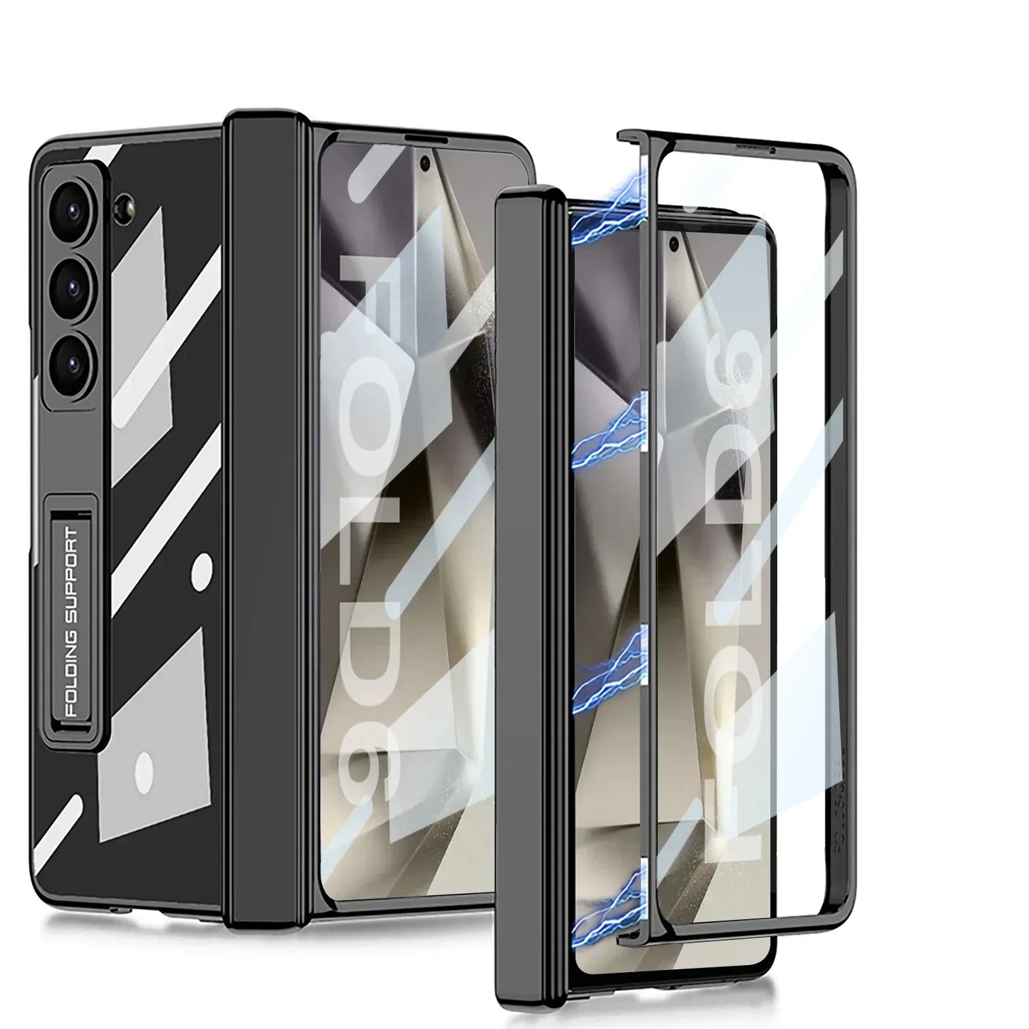 Transparent Case With Hinge Protection For Galaxy Z Fold Series