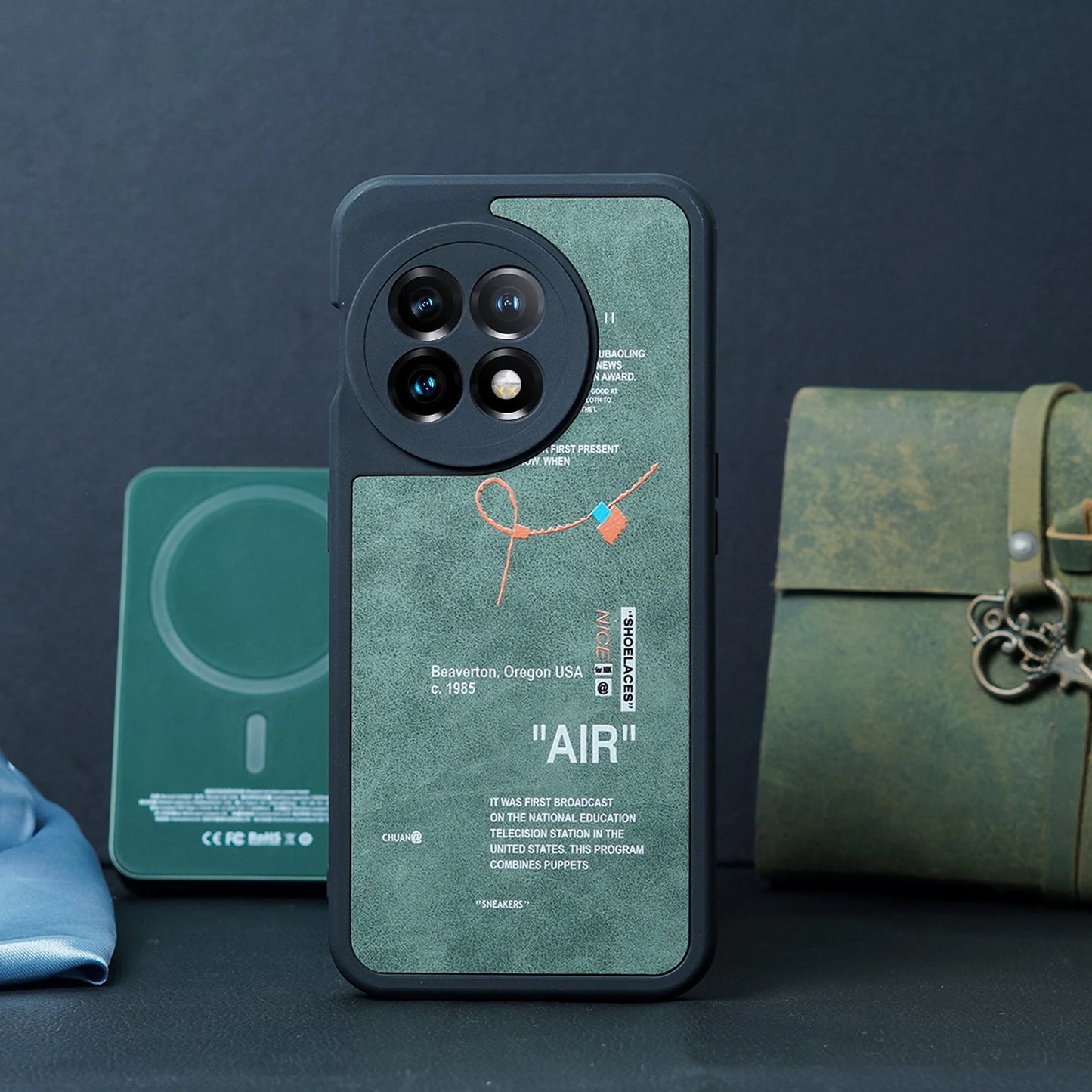 Cleat Label Leather Case - OnePlus 11R