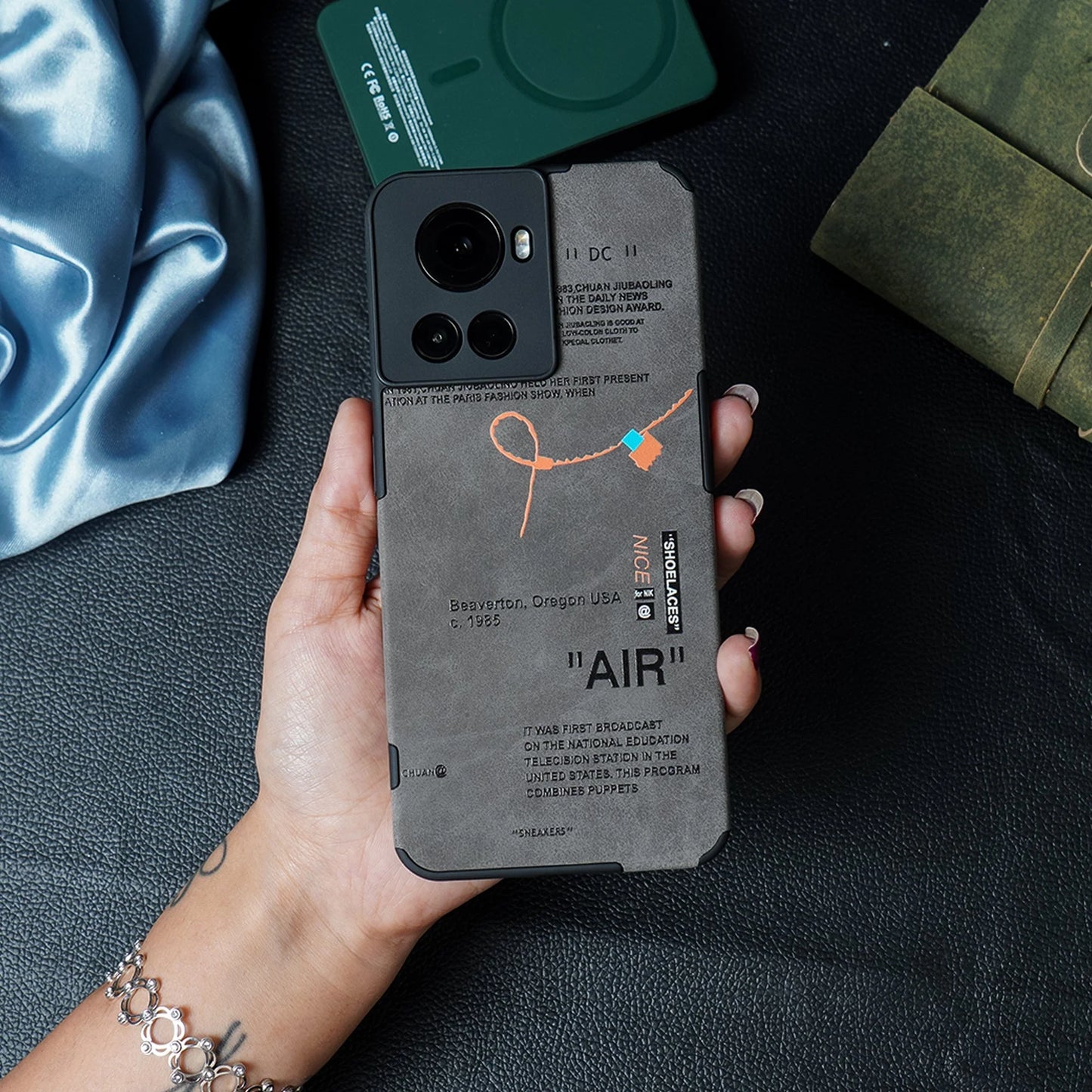 Cleat Label Leather Case - OnePlus 11R