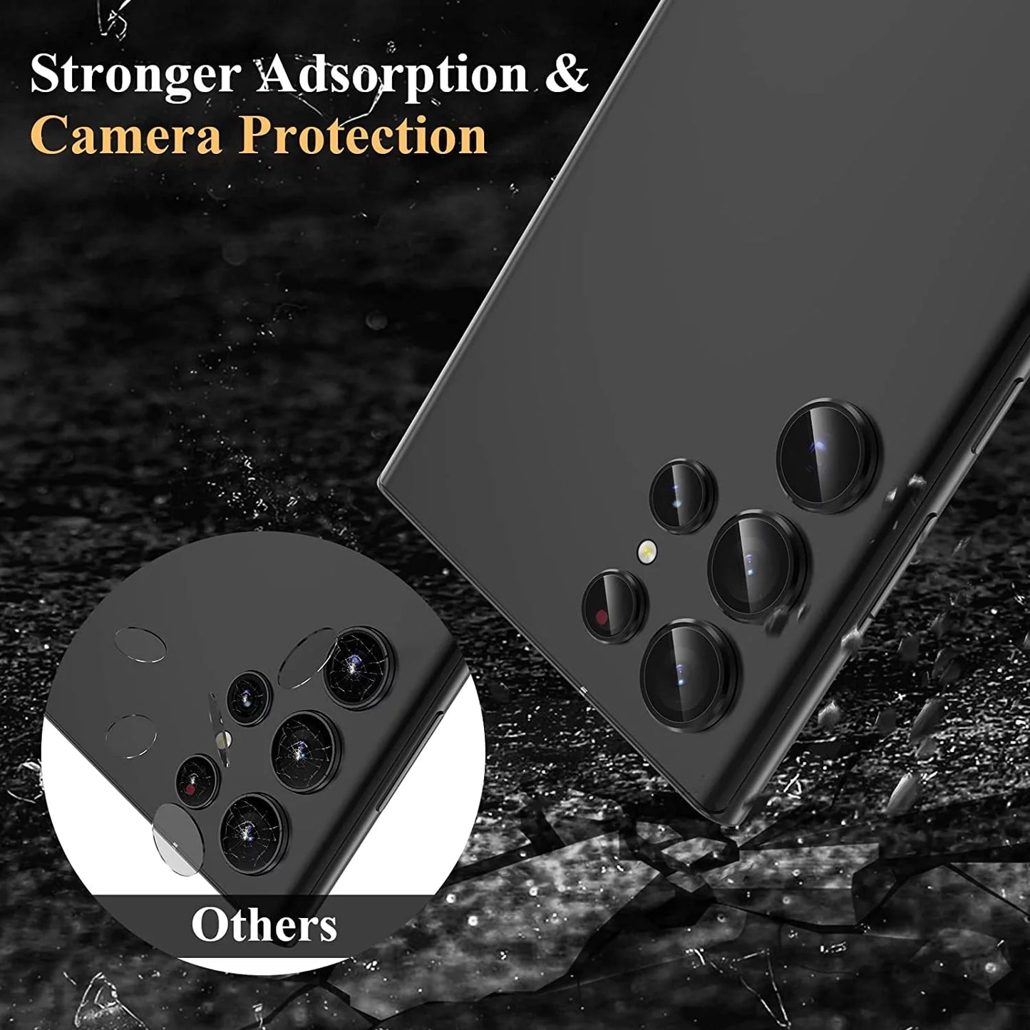 Galaxy S23 Ultra Camera Lens Metal Rings Protector