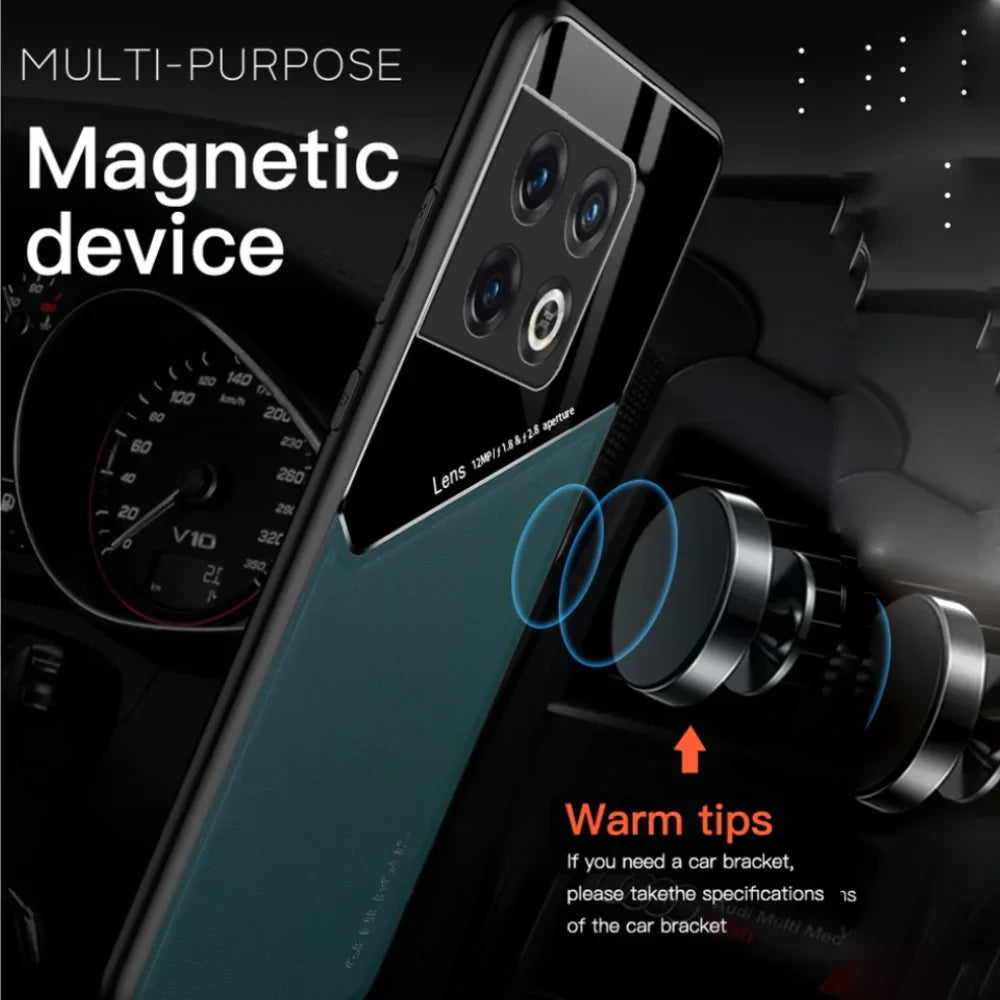 Vintage Luxury Leather Magnetic Case - OnePlus