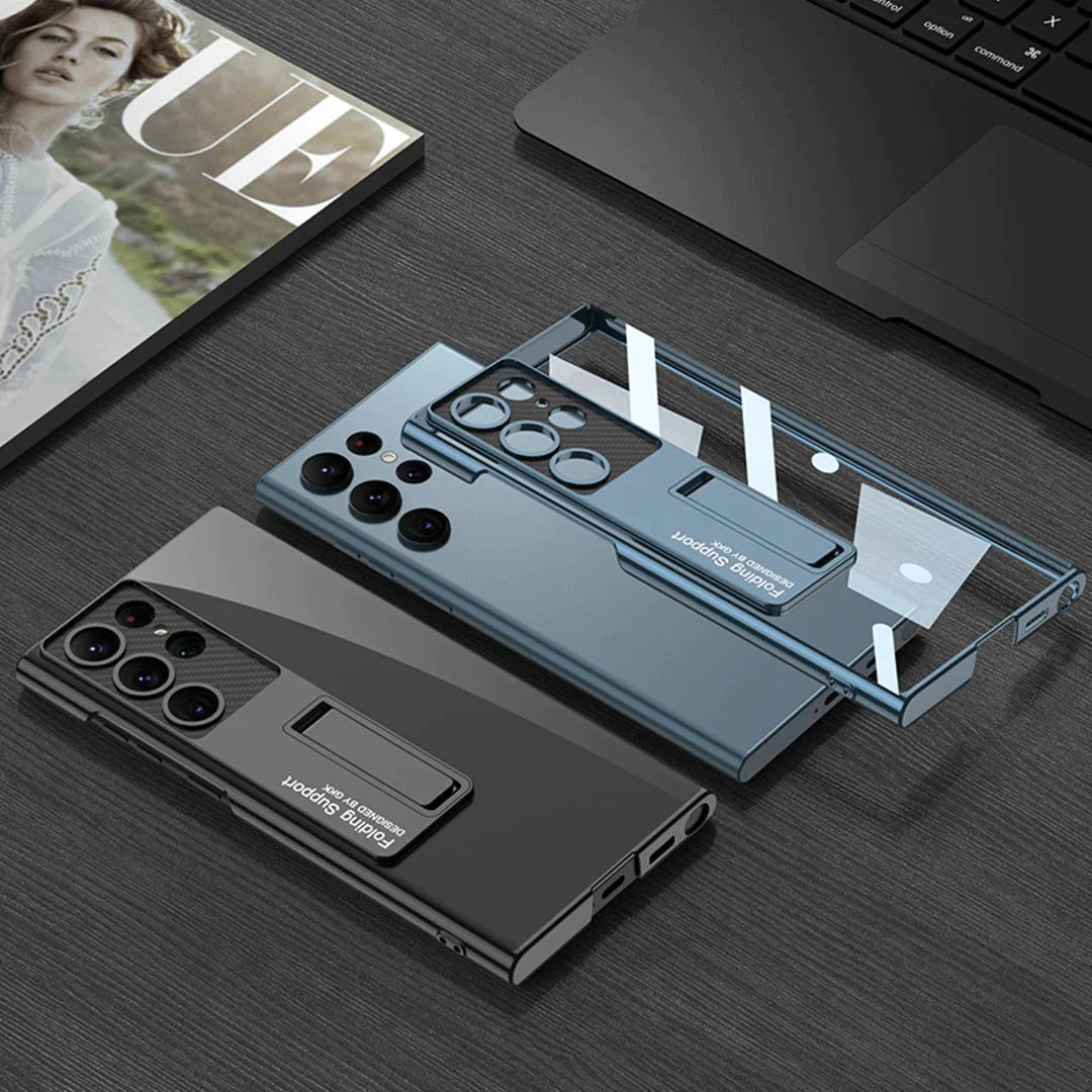 Galaxy S23 Ultra Phantom Kickstand Ultra Thin Back Case Cover
