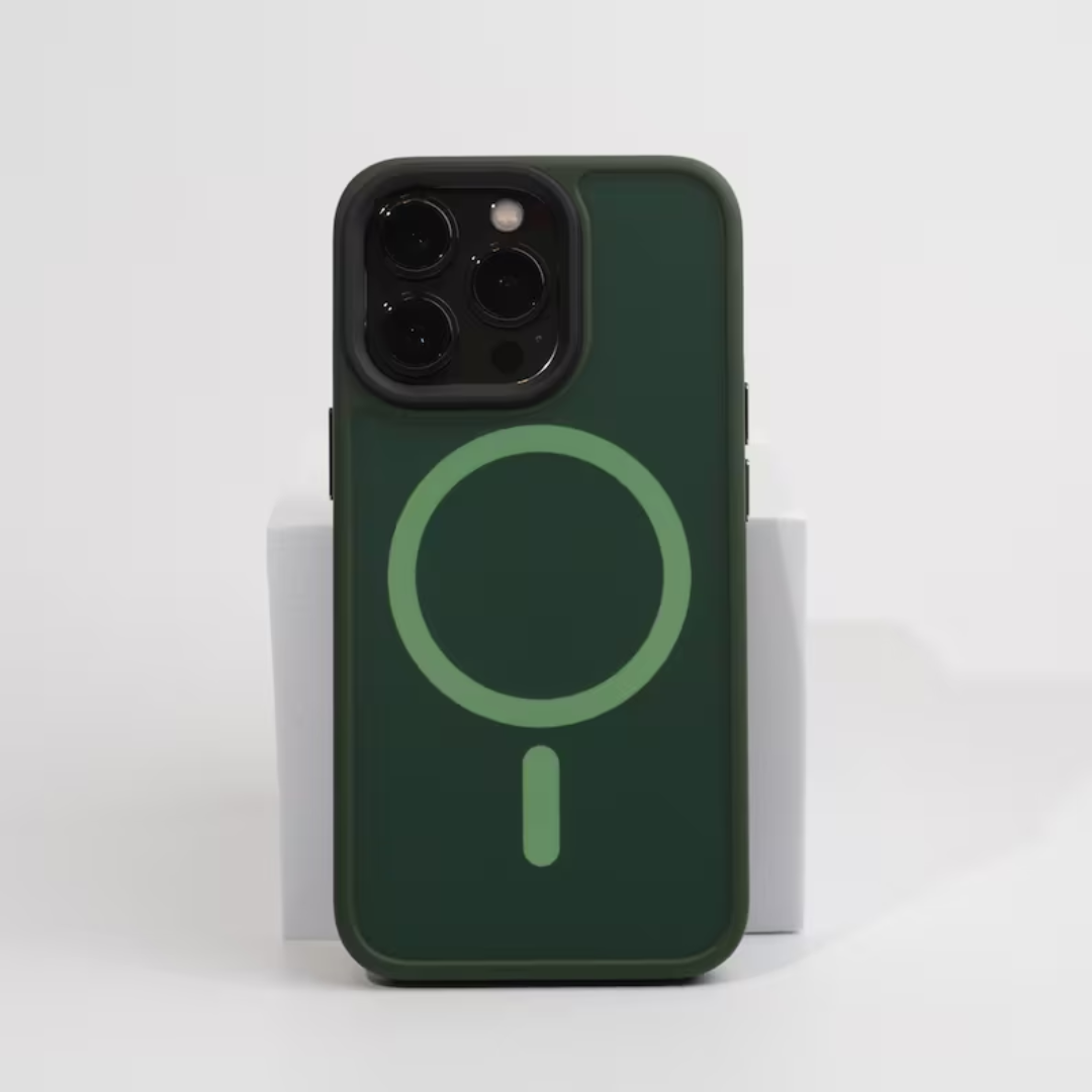 Shockproof Camera Protector Phone Case - Silicone MagSafe Case - Wireless Charging Compatible - iPhone 13 All Series