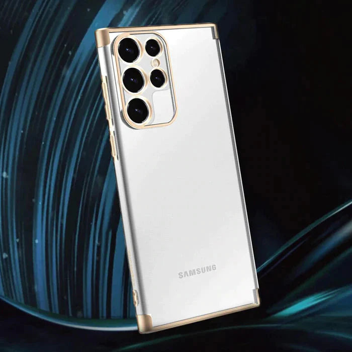 Galaxy S22 Ultra Beauty Series High-end Transparent Plated Case