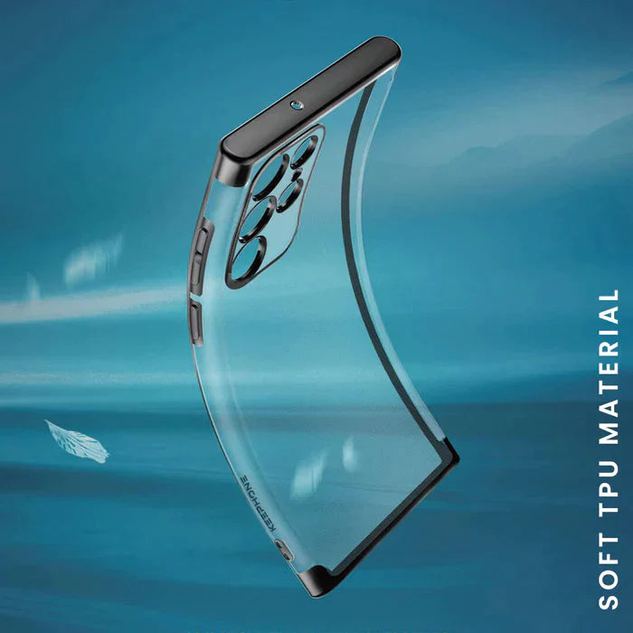 Galaxy S22 Ultra Beauty Series High-end Transparent Plated Case