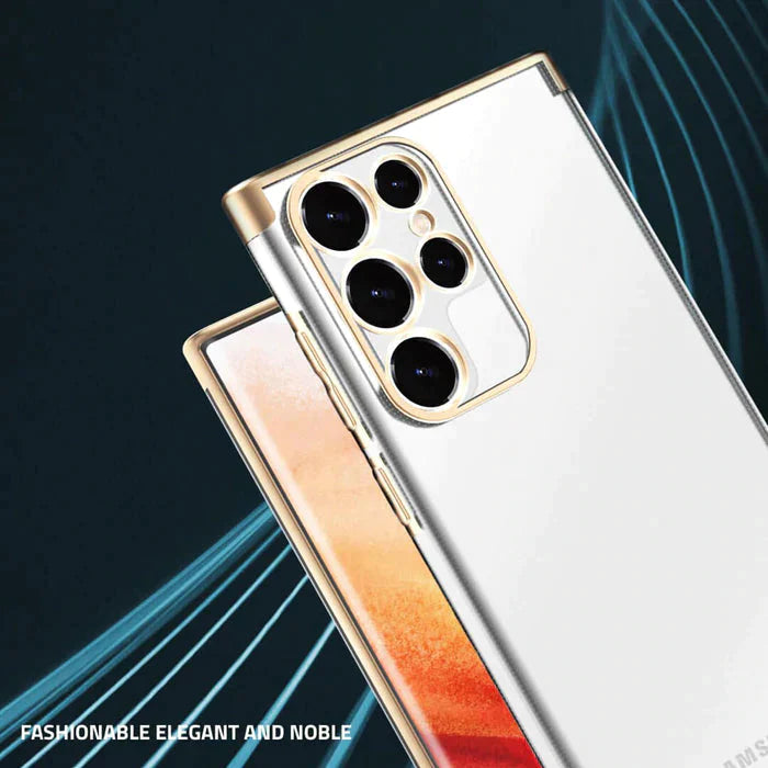 Galaxy S22 Ultra Beauty Series High-end Transparent Plated Case