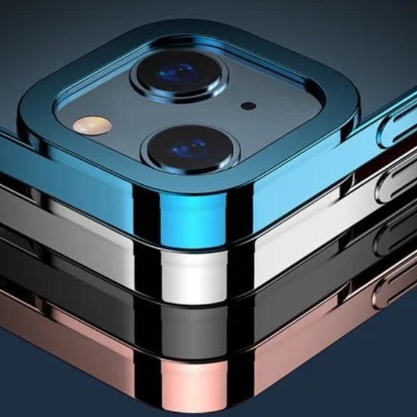 iPhone 13 Series Electroplating Silicone Transparent Glitter Case