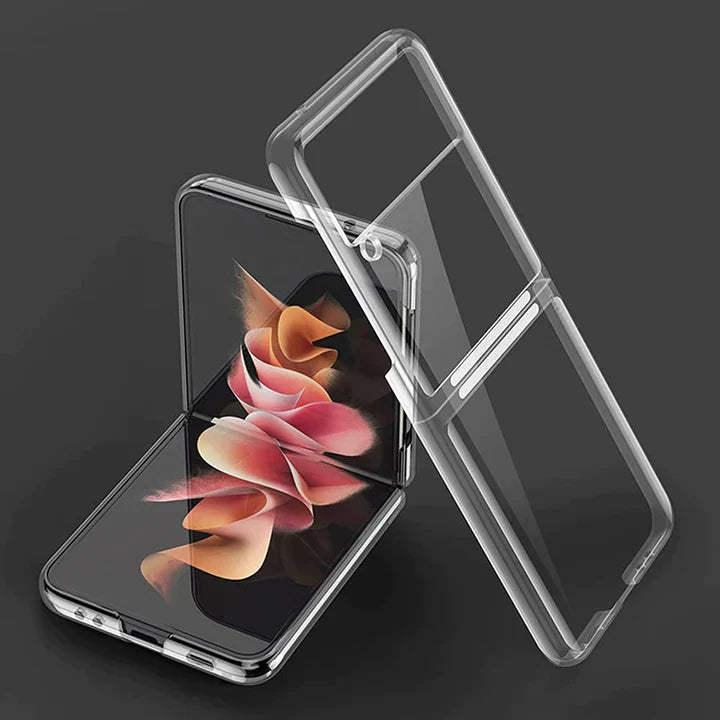 Galaxy Z Flip Series Shockproof TPU Transparent Case