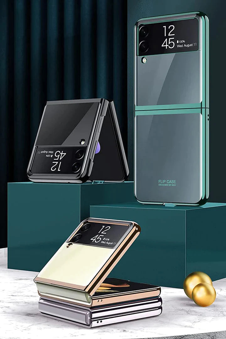 Galaxy Z Flip Series Shockproof TPU Transparent Case