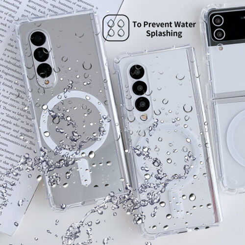 Samsung Galaxy Z Fold Series Slim Magnetic MagSafe Transparent Case