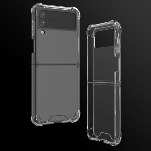 Galaxy Z Flip Series Shockproof TPU Transparent Case