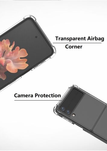 Galaxy Z Flip Series Shockproof TPU Transparent Case