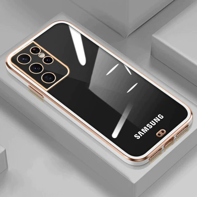 Electroplating Ultra Clear Shining Case For Galaxy S21 Ultra