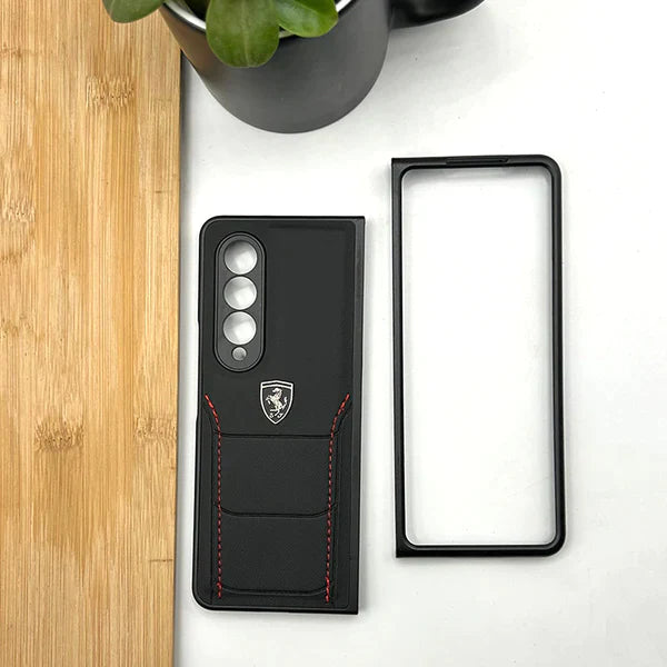 Ferrari Sports Car Logo Design Case for Galaxy Z Fold Series