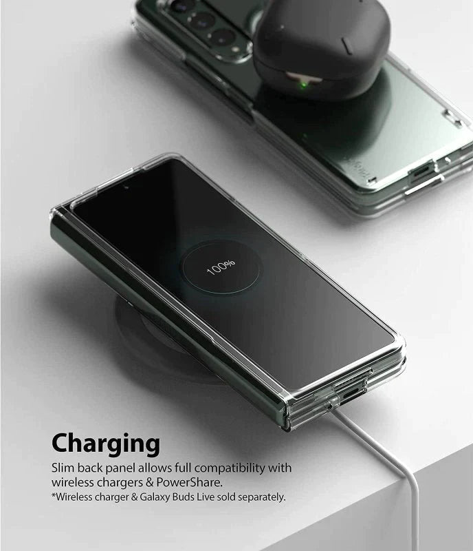 Premium Crystal Clear Glass Case for Galaxy Z Fold Series