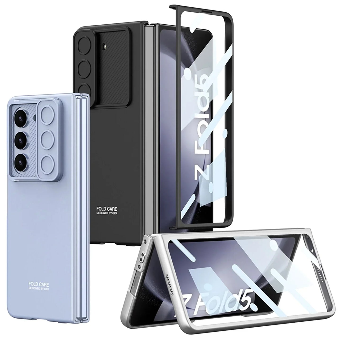 SLIM SHOCKPROOF CASE WITH SLIDE CAMERA PROTECTOR FOR SAMSUNG GALAXY Z FOLD 5