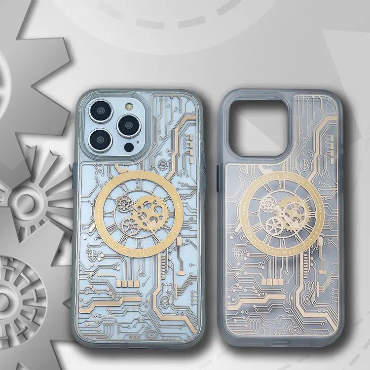 iPhone 14 Series Mechanical Design MagSafe Transparent Case