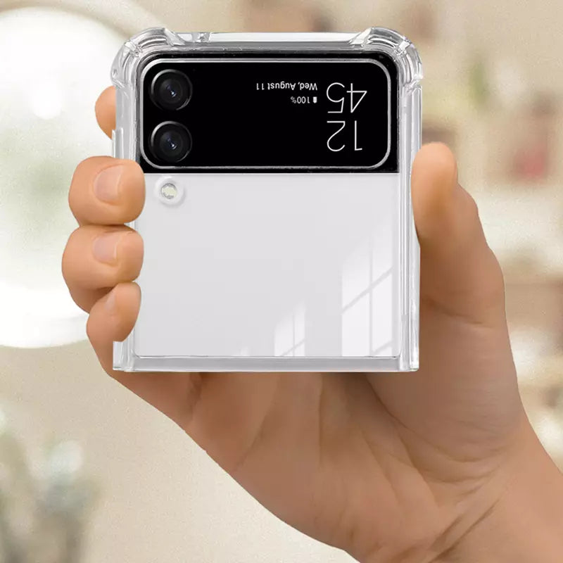 Galaxy Z Flip Series Shockproof TPU Transparent Case