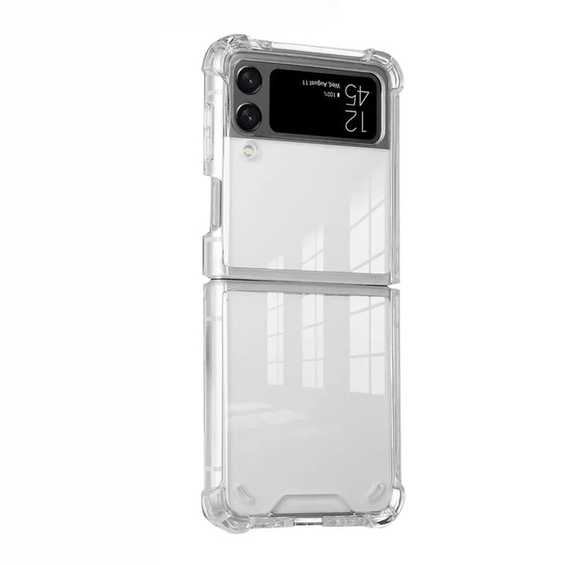 Galaxy Z Flip Series Shockproof TPU Transparent Case