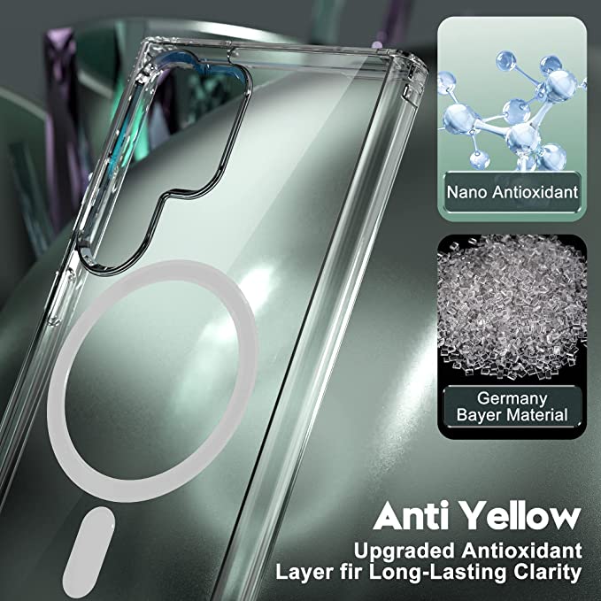 Magsafe Transparent Hard PC Back Case For Galaxy S Series