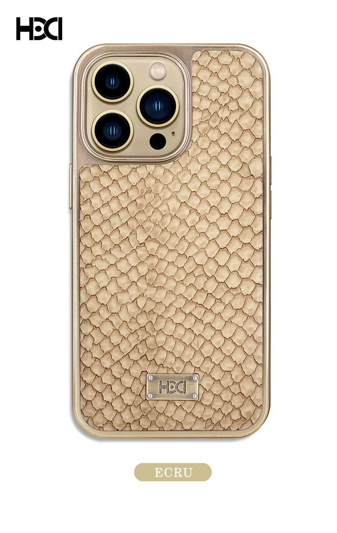PU Leather Crocodile Pattern Protective Back Case For iPhone Series