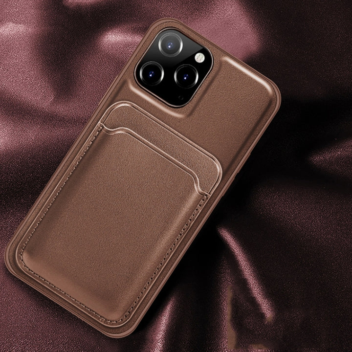 Detachable Series Magnetic Design PU + TPU Protective Case with Detachable Card Holder Case