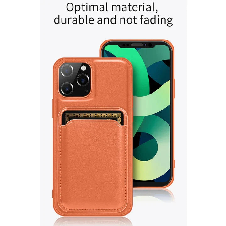 Detachable Series Magnetic Design PU + TPU Protective Case with Detachable Card Holder Case