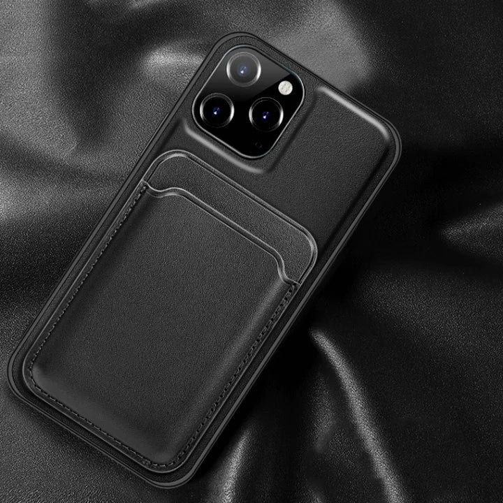 Detachable Series Magnetic Design PU + TPU Protective Case with Detachable Card Holder Case